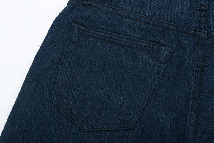 Pure Blue Japan OCE-019 14oz Oceanic Indigo Selvedge Jeans – Left Back Pocket Detail
