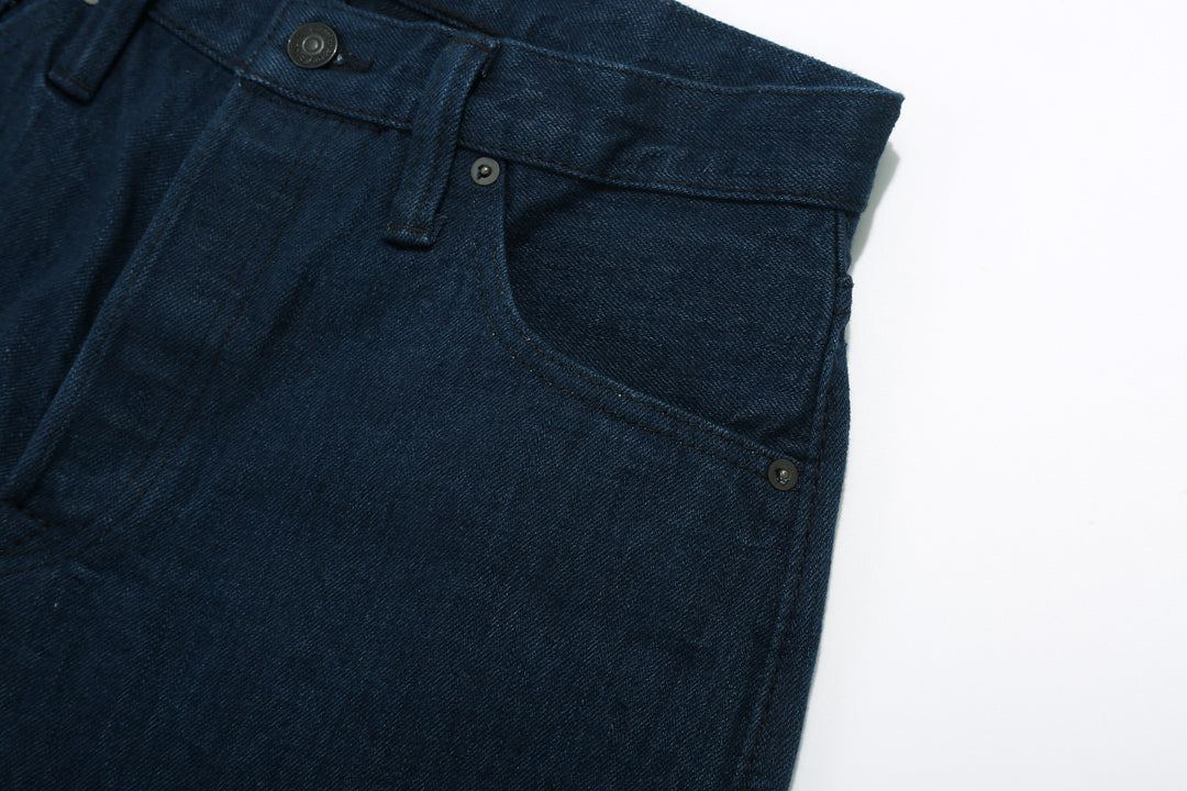 Pure Blue Japan OCE-019 14oz Oceanic Indigo Selvedge Jeans – Left Front Pocket Detail