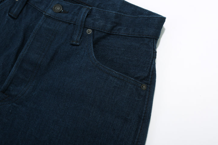 Pure Blue Japan OCE-019 14oz Oceanic Indigo Selvedge Jeans – Left Front Pocket Detail