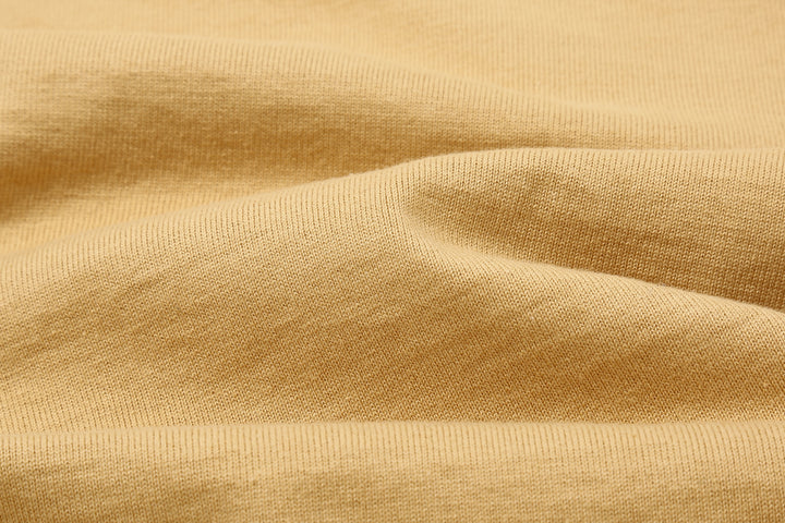 Deluxeware SDTL-00 10.5oz loopwheeled long sleeve t-shirt made in Japan heavyweight crew neck yellow