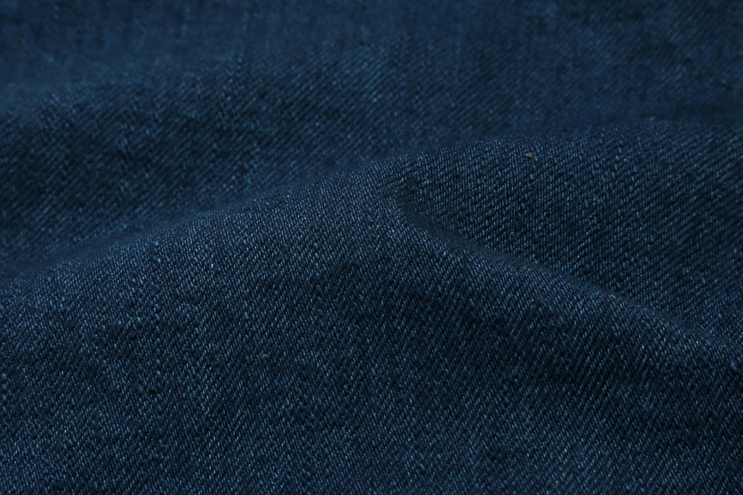 Pure Blue Japan OCE-002 14oz Oceanic Indigo Selvedge Jeans – Oceanic Denim Texture Close-Up