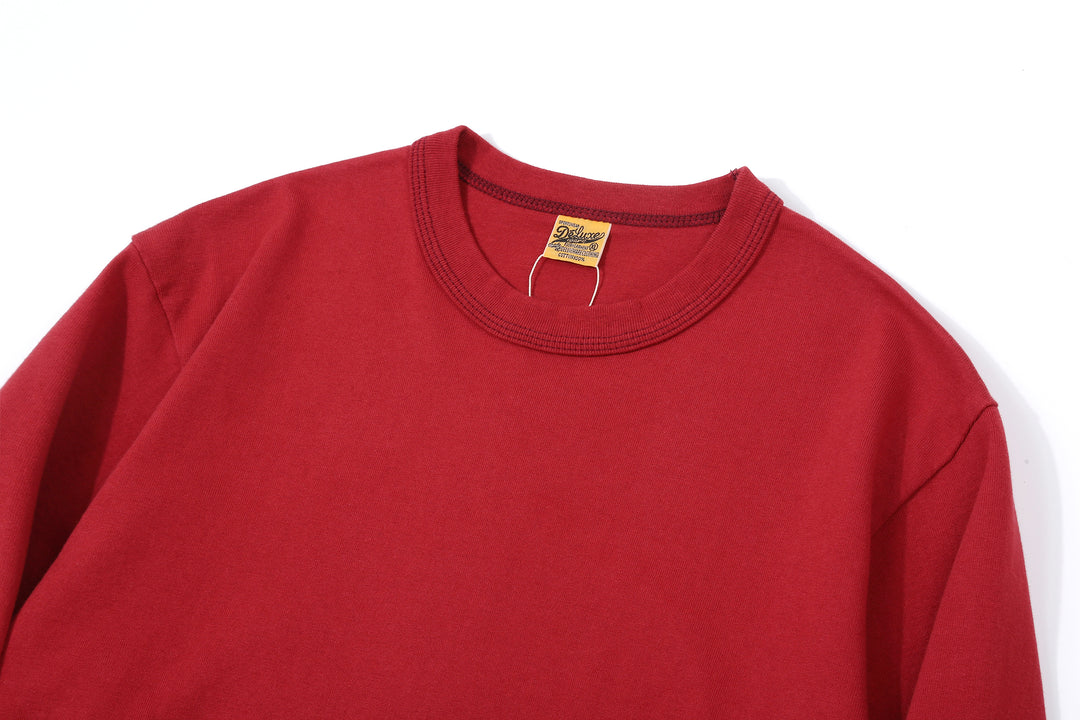 Deluxeware SDTL-00 10.5oz Loopwheeled Long Sleeve T-Shirt - Crew Neck
