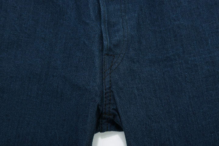 Pure Blue Japan OCE-002 14oz Oceanic Indigo Selvedge Jeans – Crotch Seam Detail
