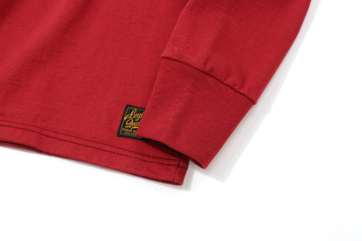 Deluxeware SDTL-00 10.5oz Loopwheeled Long Sleeve T-Shirt - Crew Neck