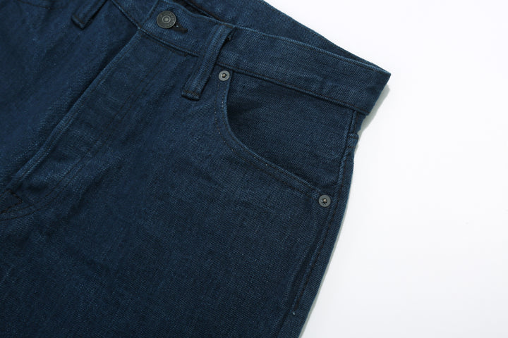 Pure Blue Japan OCE-002 14oz Oceanic Indigo Selvedge Jeans – Left Front Pocket Detail