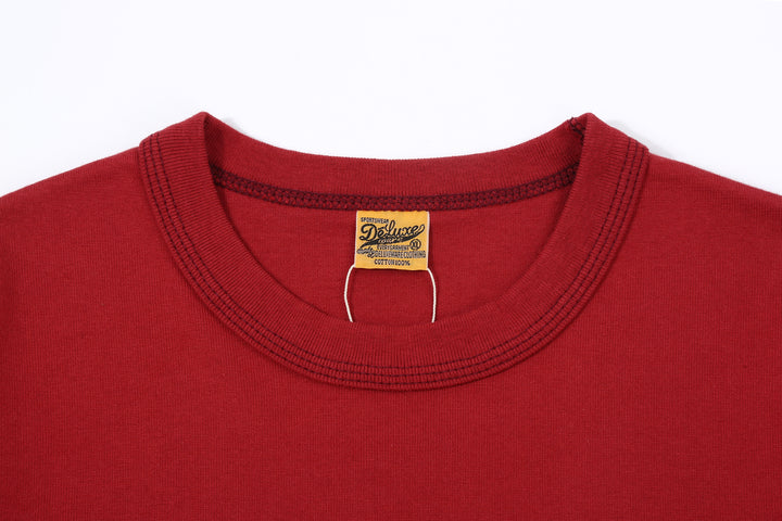 Deluxeware SDTL-00 10.5oz Loopwheeled Long Sleeve T-Shirt - Crew Neck
