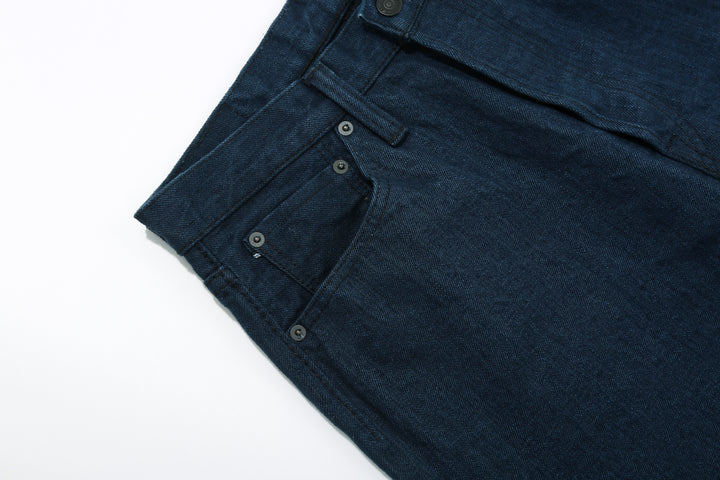 Pure Blue Japan OCE-002 14oz Oceanic Indigo Selvedge Jeans – Right Front Pocket and Coin Pocket Detail