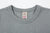 UES recycled denim short sleeve T-shirt made in Japan indigo sax blue collar close up