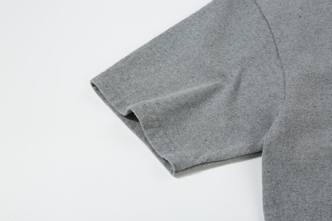 UES 652452 Recycled Denim Yarn T-Shirt – Crew Neck