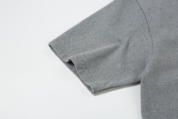 UES 652452 Recycled Denim Yarn T-Shirt – Crew Neck
