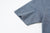 UES recycled denim short sleeve T-shirt made in Japan indigo heather blue sleeve