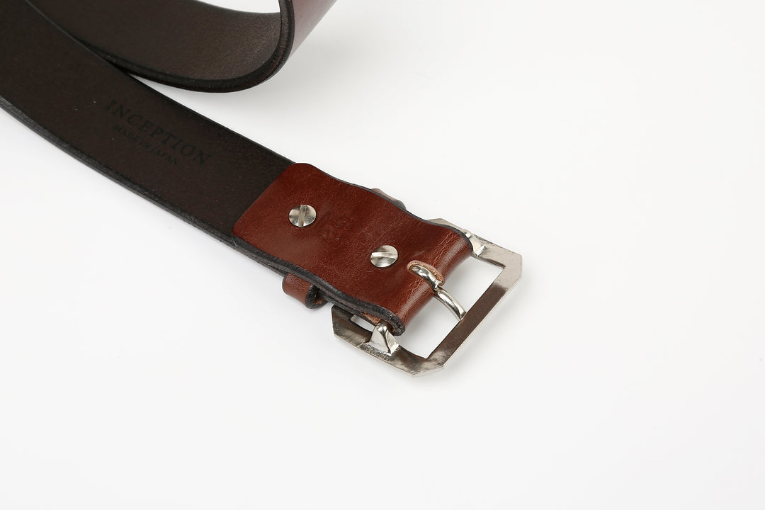 Inception By Accel Company IPSDB-01 Saddle Leather Garrison Belt
