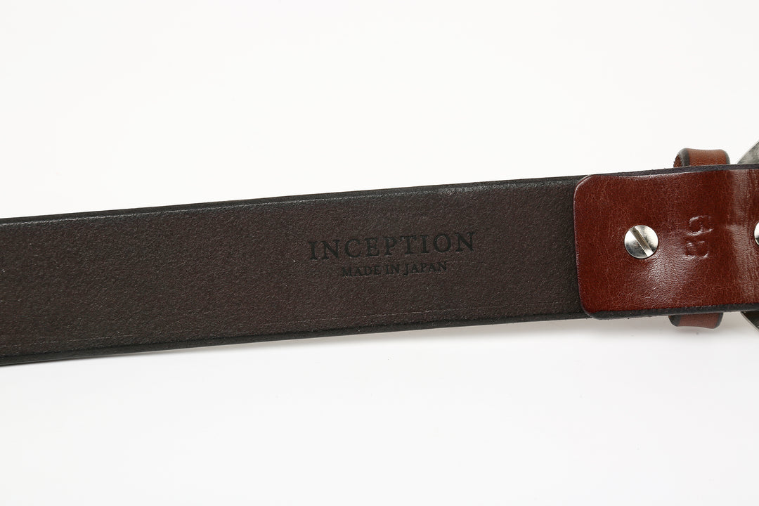 Inception By Accel Company IPSDB-01 Saddle Leather Garrison Belt