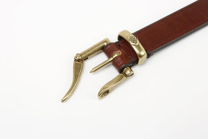 Inception By Accel Company IPSDB-02 Saddle Leather Fireman Buckle Belt
