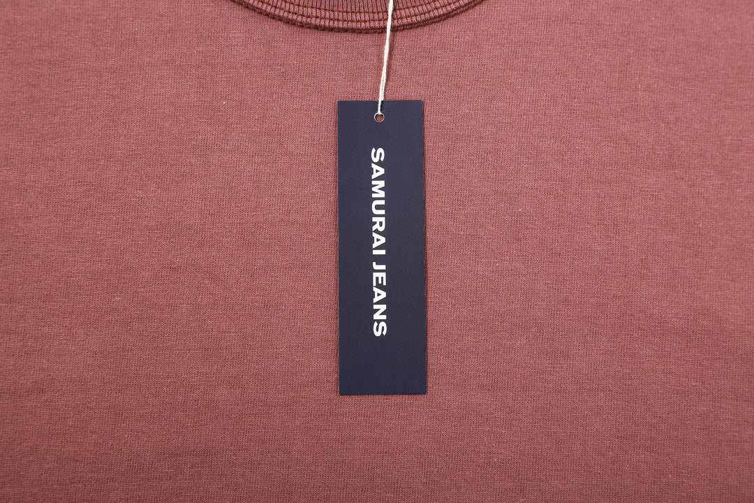 Samurai Jeans SJST-ML Tubular Solid T-Shirt - Crew Neck Paper Tag