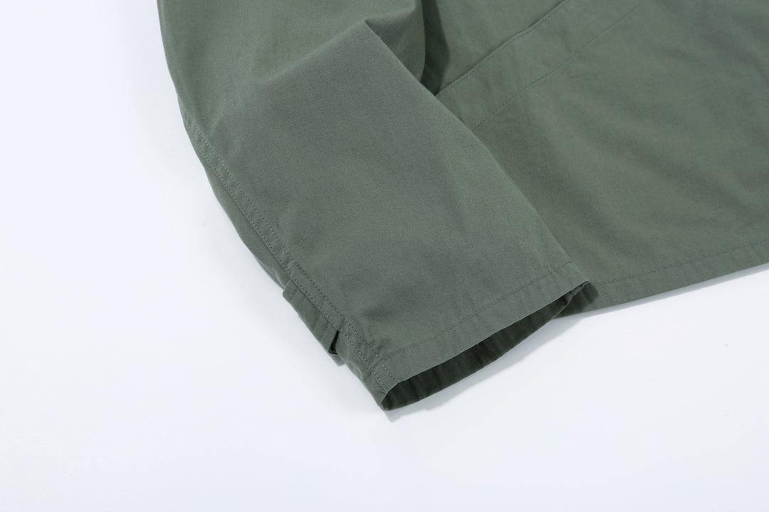 Wasew WSW-26S-001 CWU-7/W Cotton Nylon Flight Jacket - Sage Green | Made in Japan | Cuff