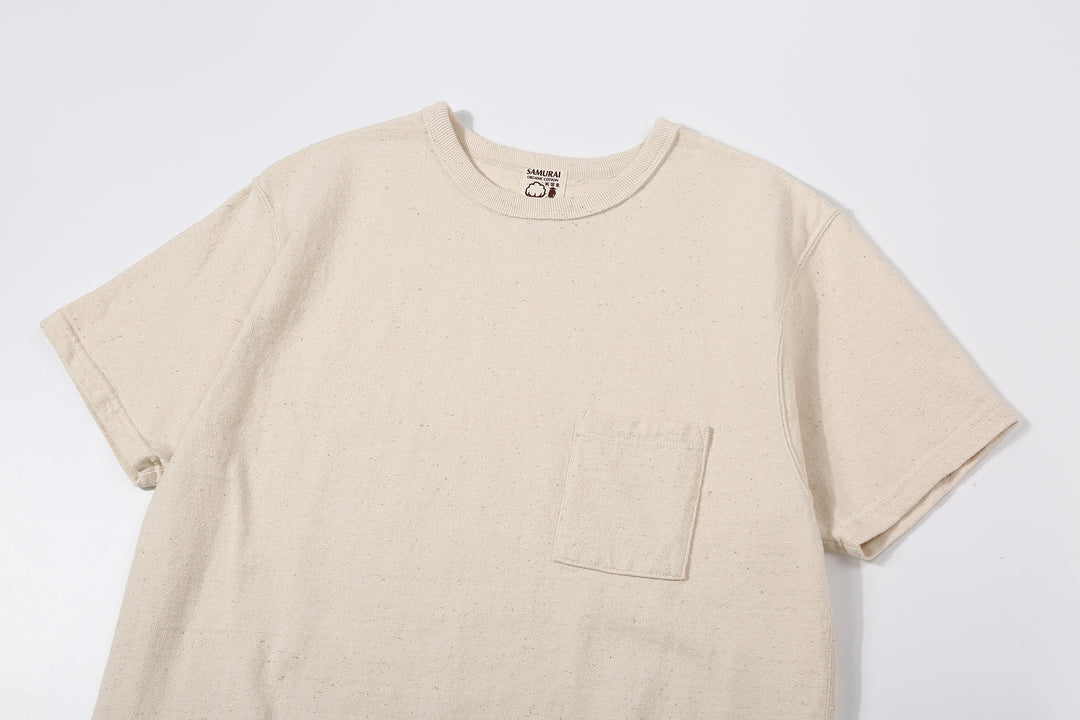 Samurai Jeans SJST-SC03 Samurai Cotton Pocket T-Shirt Crew Neck