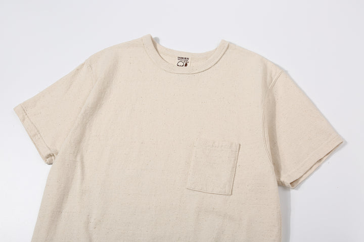 Samurai Jeans SJST-SC03 Samurai Cotton Pocket T-Shirt Crew Neck