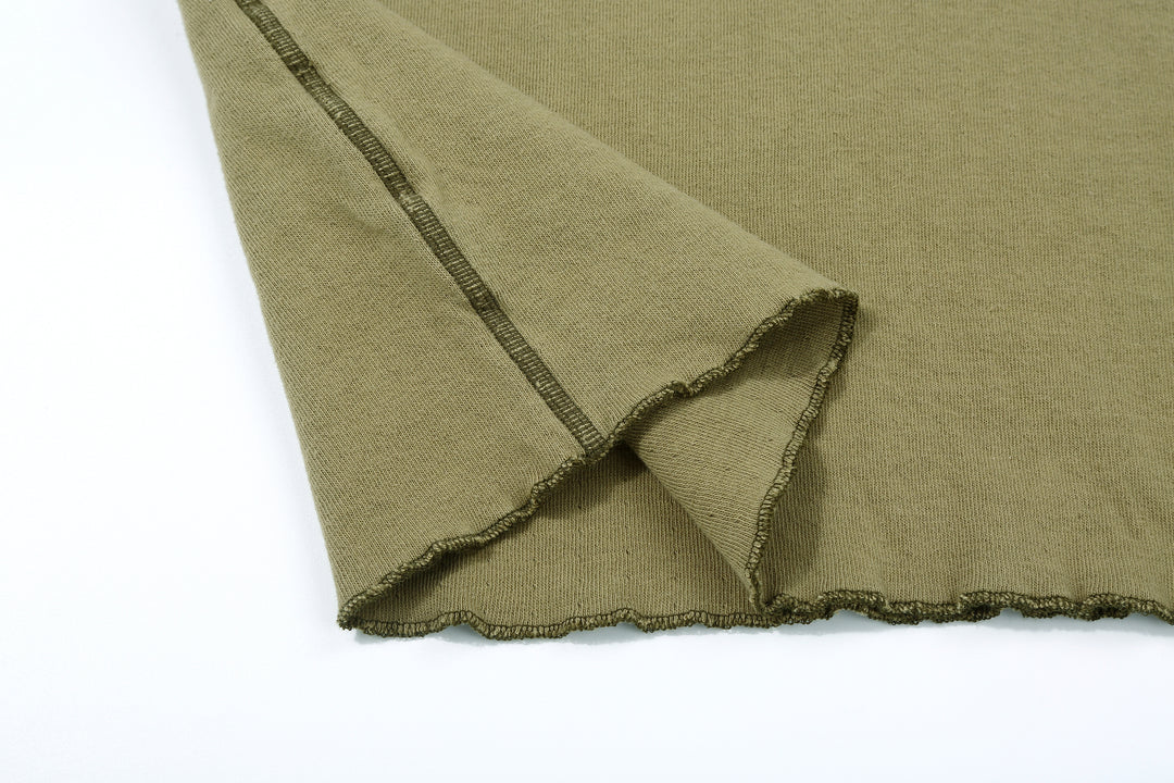 Stevenson Overall Co. Dual Comfort Cotton Tank Olive Made In Japan Side Seam