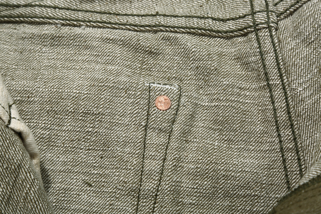 Samurai Jeans S0150GNX Uguisu 17oz selvedge denim classic straight fit hidden rivet