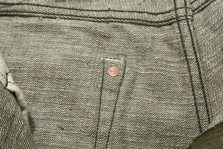 Samurai Jeans S0150GNX Uguisu 17oz selvedge denim classic straight fit hidden rivet