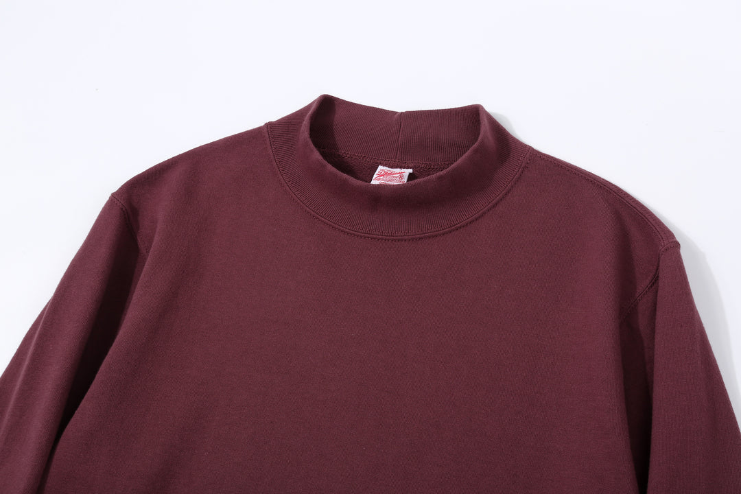 Deluxeware M300 “Azuma-Knit” Lightweight Mock Neck Sweatshirt Made in Japan Mock Neck