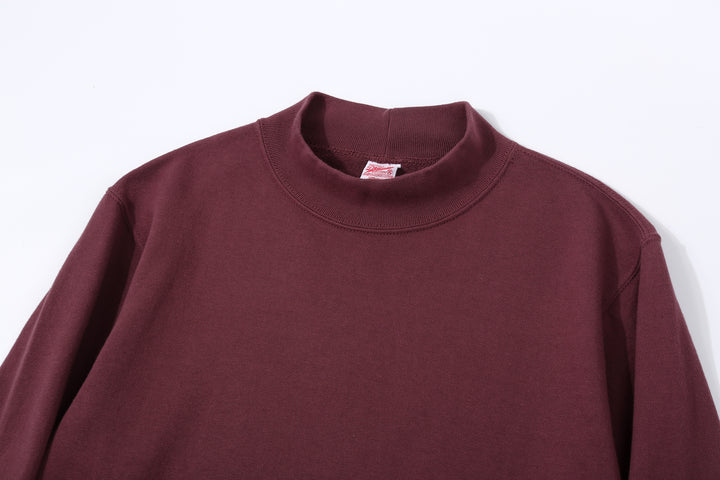 Deluxeware M300 “Azuma-Knit” Lightweight Mock Neck Sweatshirt Made in Japan Mock Neck