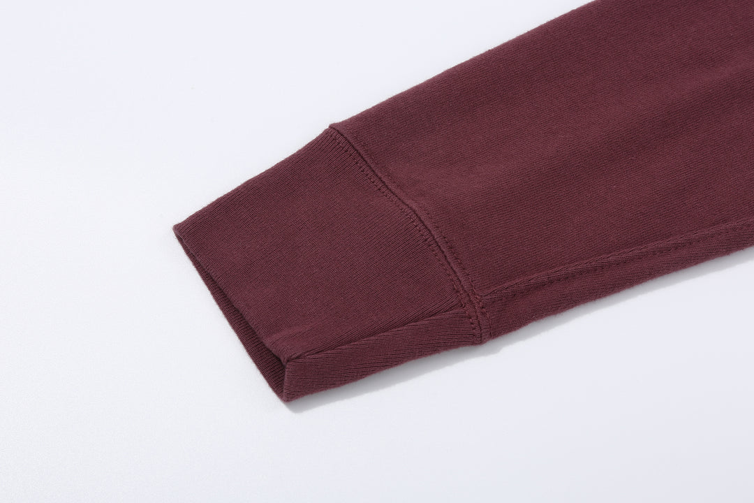 Deluxeware M300 “Azuma-Knit” Lightweight Mock Neck Sweatshirt Made in Japan Sleeve