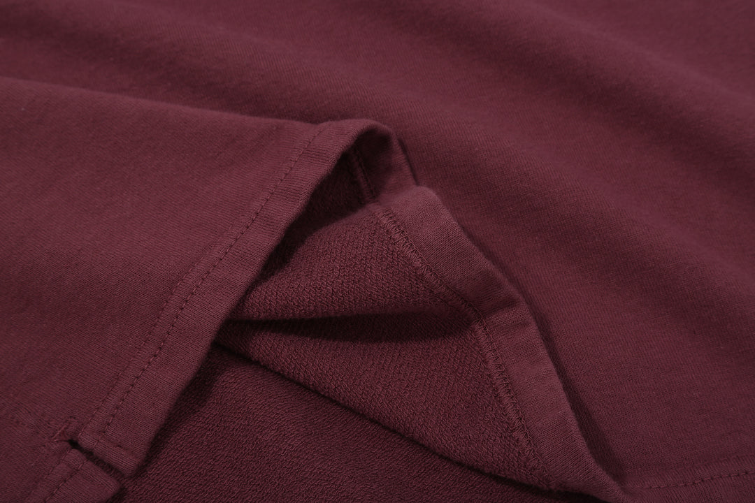 Deluxeware M300 “Azuma-Knit” Lightweight Mock Neck Sweatshirt Made in Japan Reverse Side