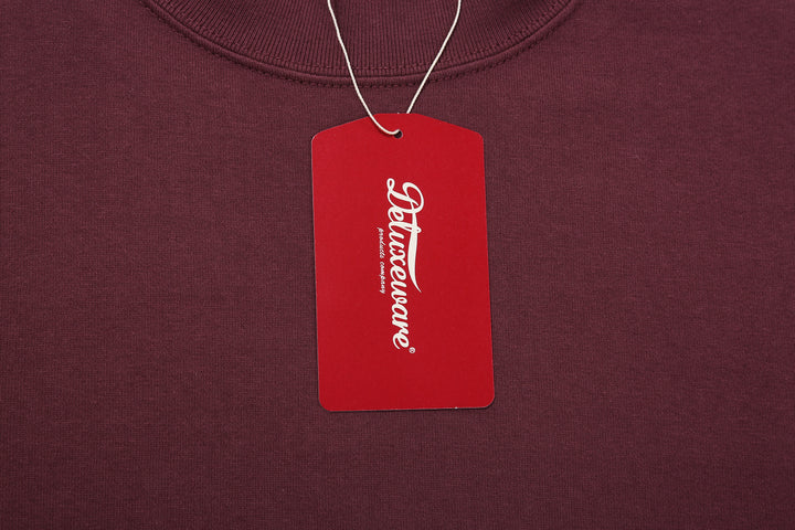 Deluxeware M300 “Azuma-Knit” Lightweight Mock Neck Sweatshirt Made in Japan Paper Tag