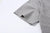 Boncoura heather grey T-shirt sleeve hem construction detail