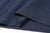 Boncoura reverse-face heather indigo T-shirt bottom hem detail