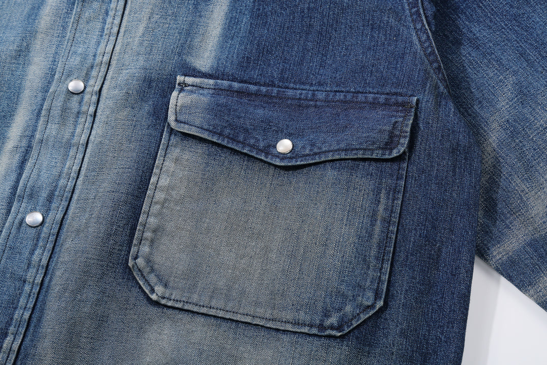 Fullcount 2038 Hollywood Dude Denim Jacket - Vintage Wash