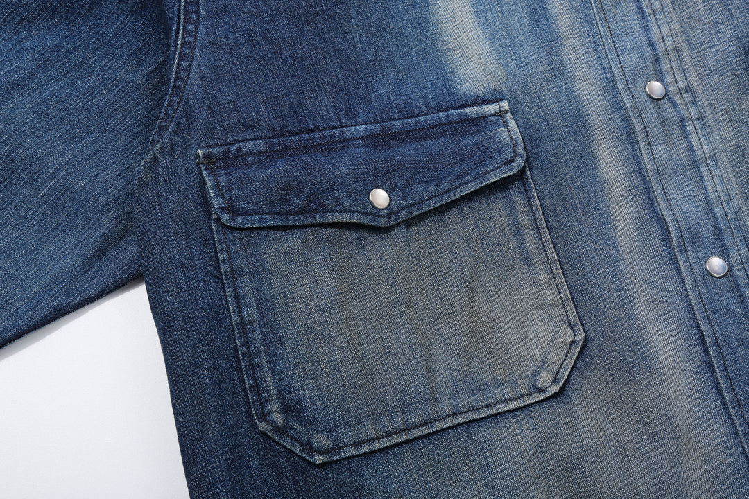 Fullcount 2038 Hollywood Dude Denim Jacket - Vintage Wash