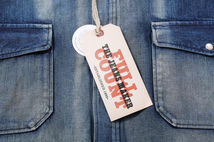 Fullcount 2038 Hollywood Dude Denim Jacket - Vintage Wash