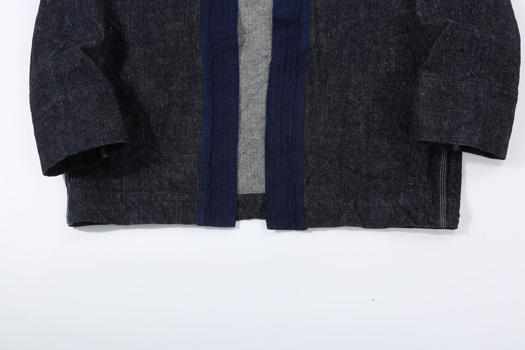 Samurai Jeans SJDH25-H 17oz selvedge denim happi jacket hem