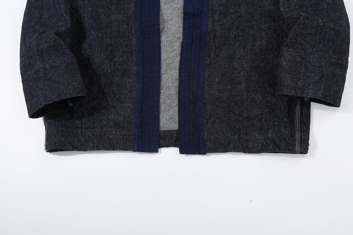 Samurai Jeans SJDH25-H 17oz selvedge denim happi jacket hem