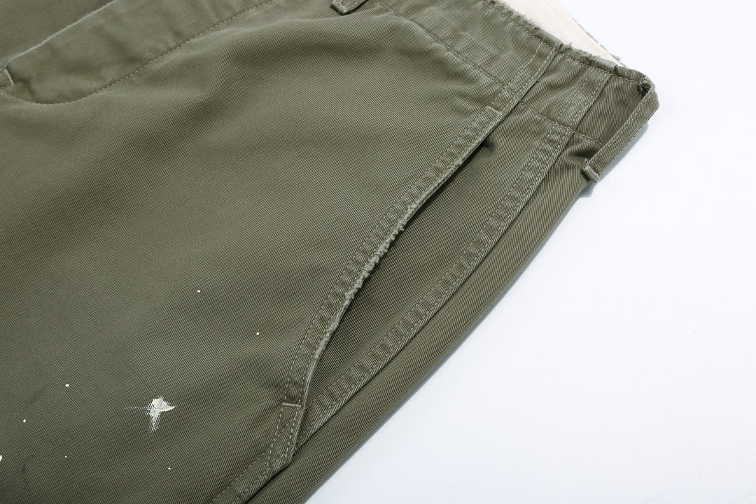 Fullcount 1201HW Freedom Fighter 41 Sage Green Chino - Vintage Wash