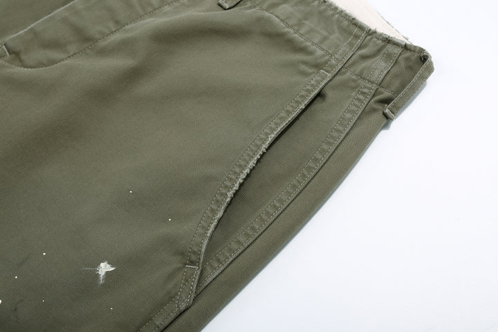 Fullcount 1201HW Freedom Fighter 41 Sage Green Chino - Vintage Wash