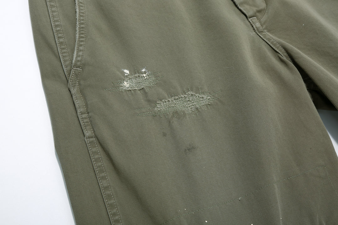 Fullcount 1201HW Freedom Fighter 41 Sage Green Chino - Vintage Wash