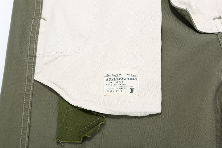 Fullcount 1201HW Freedom Fighter 41 Sage Green Chino - Vintage Wash