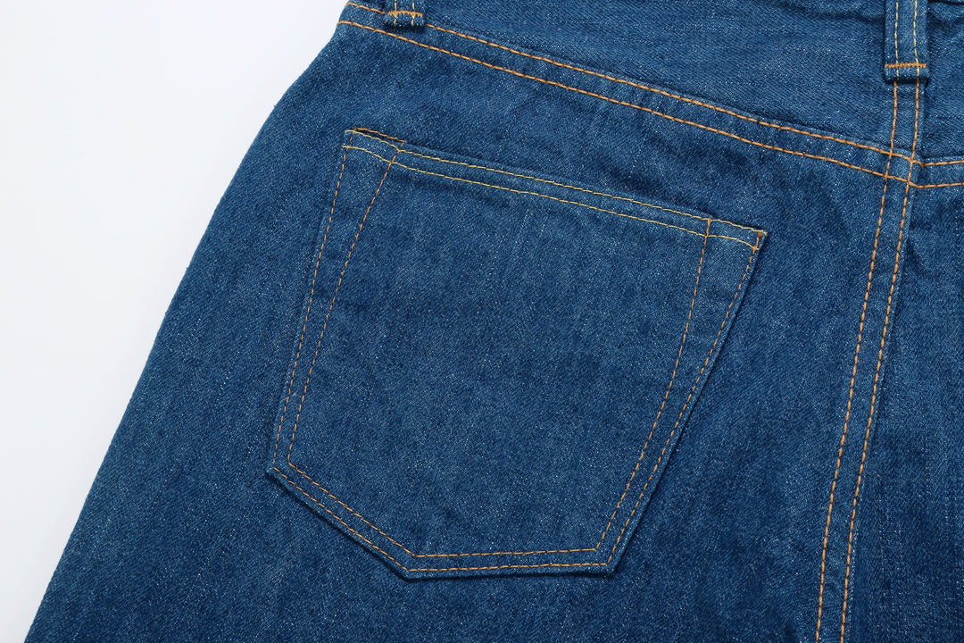 Pure Blue Japan GRE-019 14oz Greencast Indigo Selvedge Denim - Relaxed Tapered Fit