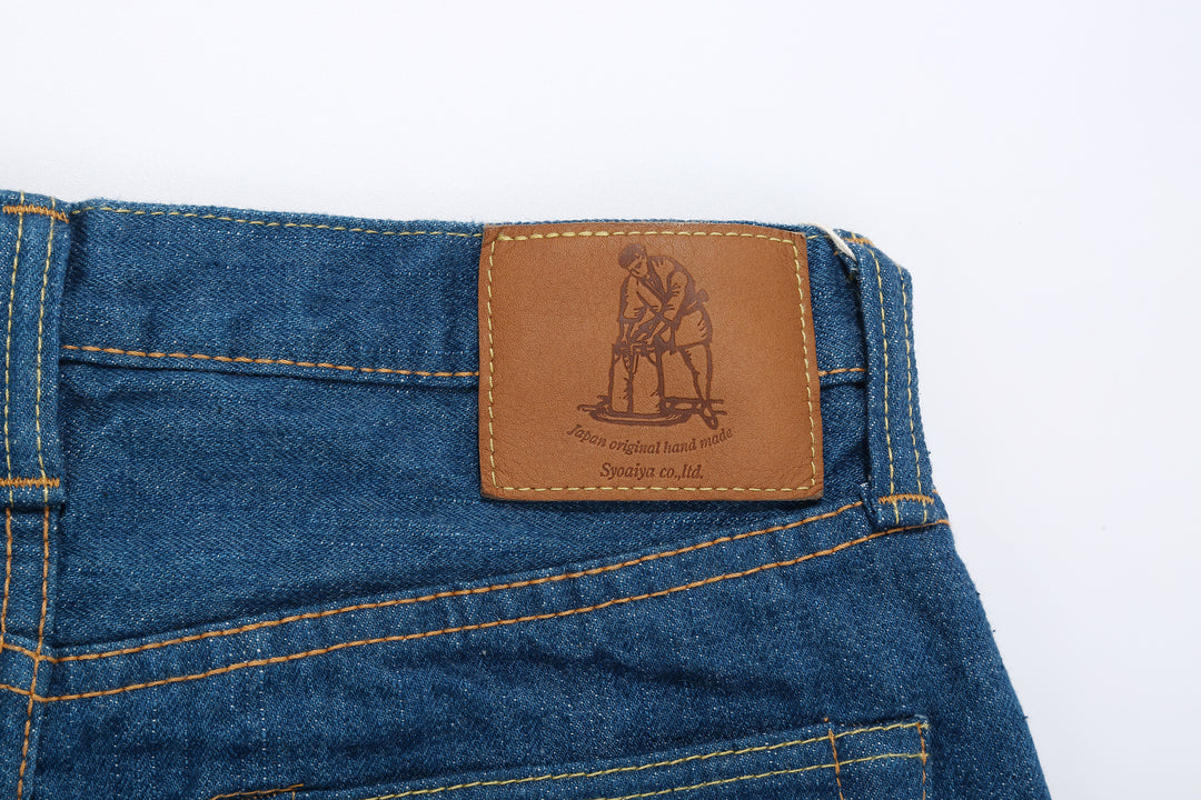 Pure Blue Japan GRE-019 14oz Greencast Indigo Selvedge Denim - Relaxed Tapered Fit