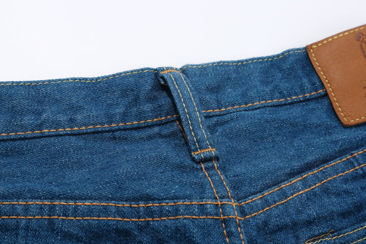 Pure Blue Japan GRE-019 14oz Greencast Indigo Selvedge Denim - Relaxed Tapered Fit