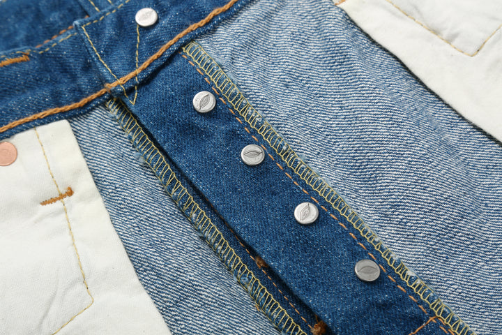 Pure Blue Japan GRE-019 14oz Greencast Indigo Selvedge Denim - Relaxed Tapered Fit