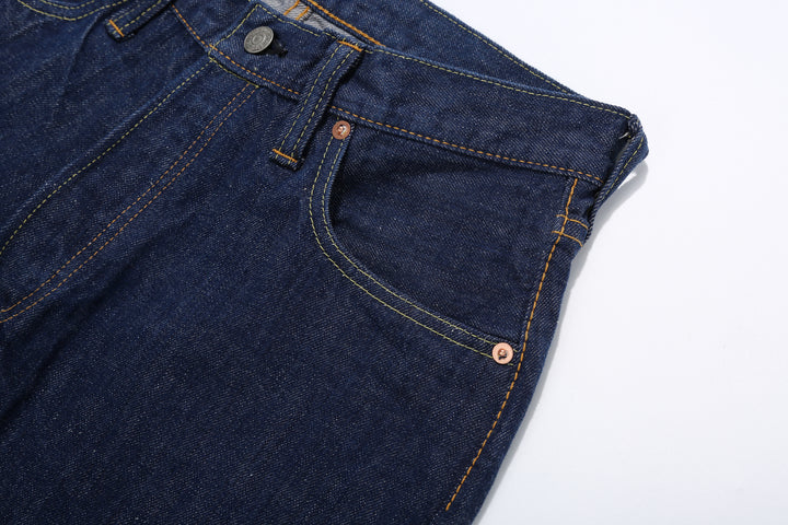 Pure Blue Japan AI-13.5oz-019 13.5oz Natural Indigo Selvedge Denim - Relaxed Tapered Fit