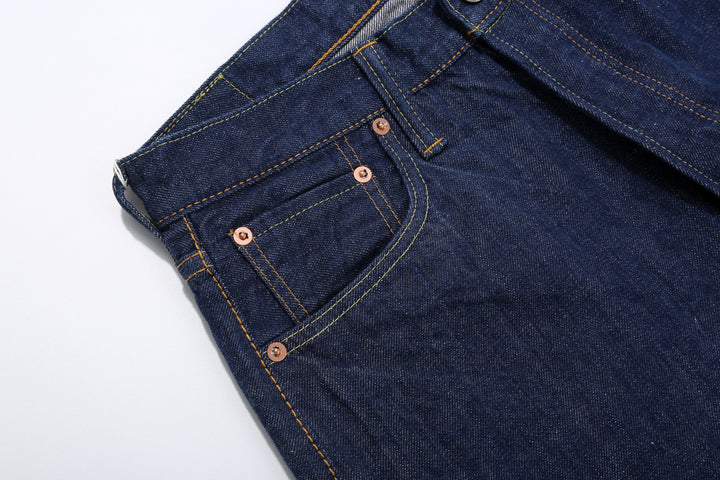 Pure Blue Japan AI-13.5oz-019 13.5oz Natural Indigo Selvedge Denim - Relaxed Tapered Fit