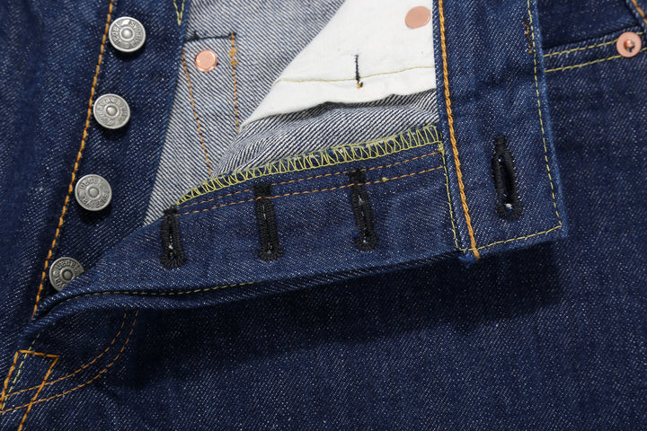 Pure Blue Japan AI-13.5oz-019 13.5oz Natural Indigo Selvedge Denim - Relaxed Tapered Fit