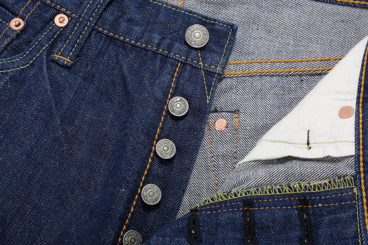 Pure Blue Japan AI-13.5oz-019 13.5oz Natural Indigo Selvedge Denim - Relaxed Tapered Fit