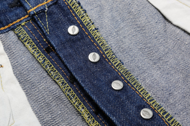 Pure Blue Japan AI-13.5oz-019 13.5oz Natural Indigo Selvedge Denim - Relaxed Tapered Fit